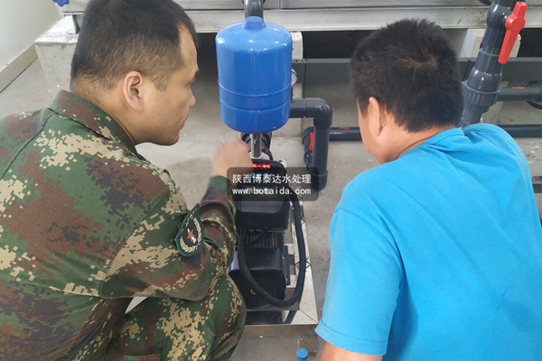 火箭軍部隊營區生活凈化水設備
